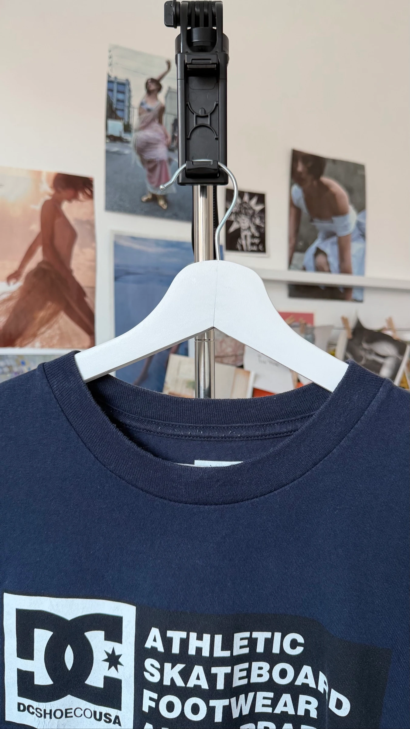 Camiseta DC Shoes Heritage azul marinho tamanho P – photo 4